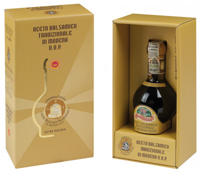 Aceto balsamico tradizionale di Modena D.O.P. extravecchio (Traditioneller Balsamico-Essig aus Modena g.U. mit langer Reifung)