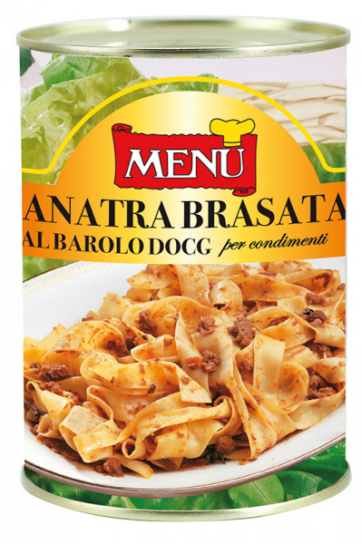 Anatra brasata al Barolo D.O.C.G. per condimenti