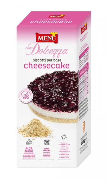 Base biscotto per cheesecake (Keksboden für Käsekuchen)