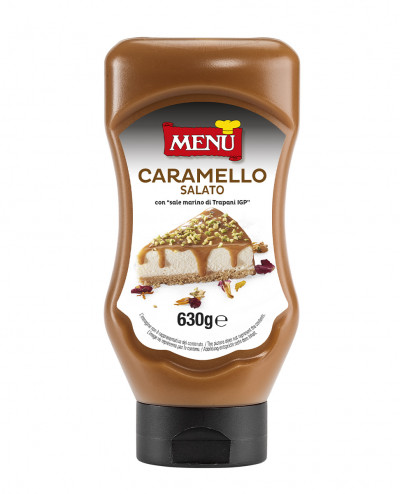 Caramello Salato con sale marino di Trapani IGP (Gesalzenes Karamell mit Meersalz aus Trapani g.g.A.)