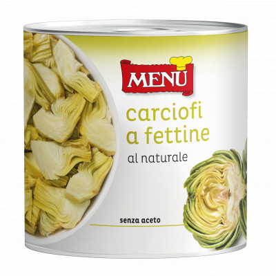 Carciofi a fettine al naturale (Artischockenscheiben, natur)