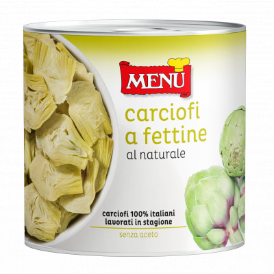 Carciofi a fettine al naturale (Artischockenscheiben, natur)