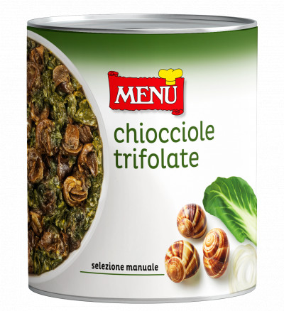 Chiocciole trifolate (Gedünstete Schnecken)