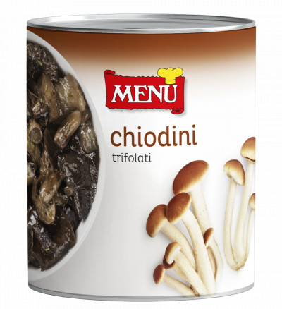 Chiodini trifolati (Gedünstete Honiggelbe Hallimasche)