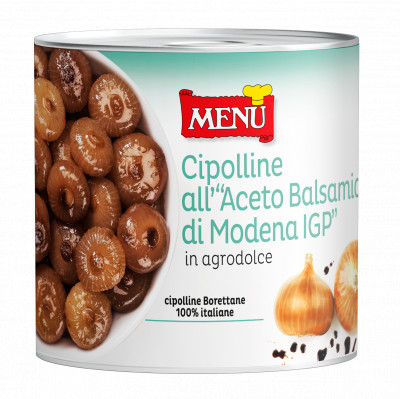 Cipolline all’aceto balsamico di Modena I.G.P.