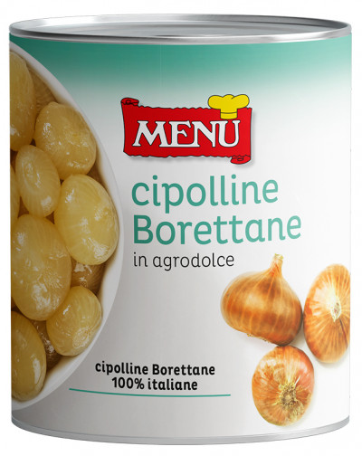 Cipolline in agrodolce (Borrettane-Zwiebelchen, süß-sauer)