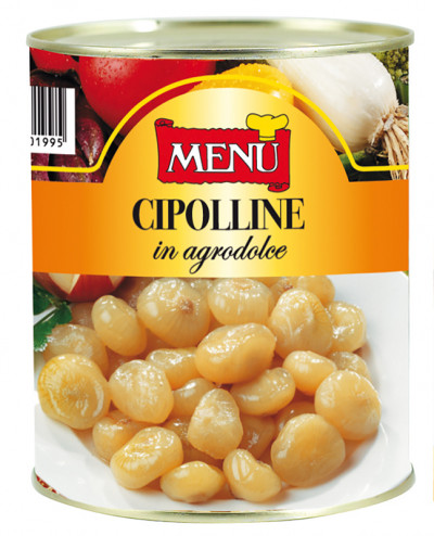 Cipolline in agrodolce (Borrettane-Zwiebelchen, süß-sauer)