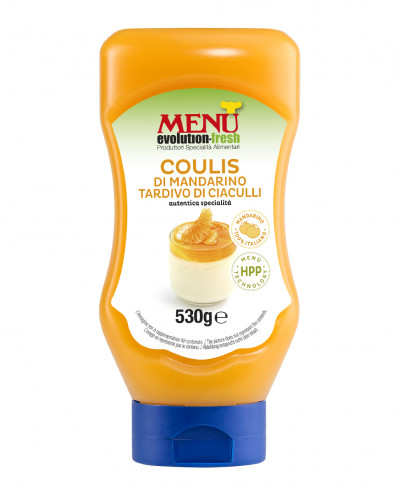 Coulis di Mandarino tardivo di Ciaculli (Madarinen-Coulis aus späten Ciaculli-Mandarinen)