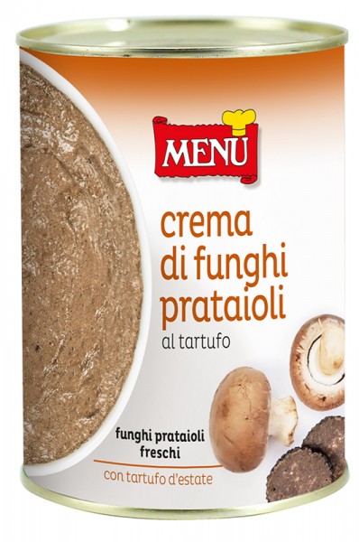 Crema di funghi prataioli con tartufo