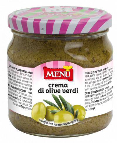 Crema di olive verdi