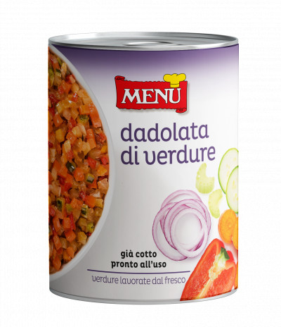 Dadolata di verdure (Gewürfeltes Gemüse)