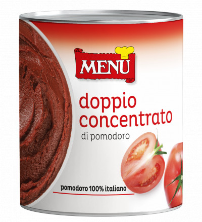 Doppio concentrato di pomodoro (Doppelt konzentriertes Tomatenmark)