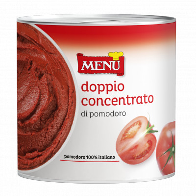 Doppio concentrato di pomodoro (Doppelt konzentriertes Tomatenmark)