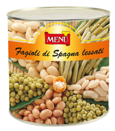 Fagioli di Spagna lessati (Weiße Riesenbohnen, gegart)