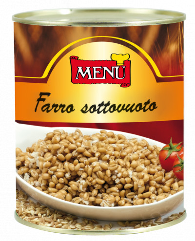 Farro sottovuoto (Dinkel vakuumverpackt)