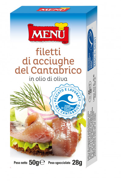 Filetti di Acciughe del Cantabrico in olio di oliva (Sardellenfilets aus der Kantabrischen See)