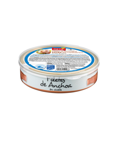 Filetti di acciughe extra del Cantabrico in olio di oliva (Sardellenfilets extra aus der Kantabrischen See)