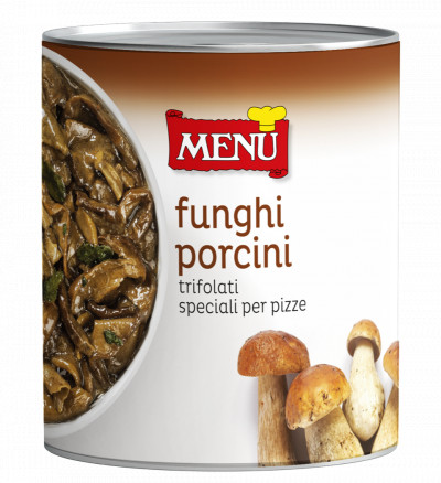 Funghi porcini trifolati speciali per pizze (Gedünstete Steinpilze speziell für Pizza)
