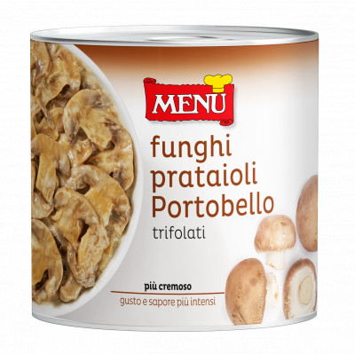 Funghi Prataioli Portobello trifolati (Gedünstete Portobello-Champignons)