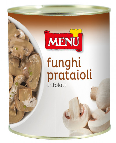 Funghi prataioli trifolati  (Gedünstete Champignons)