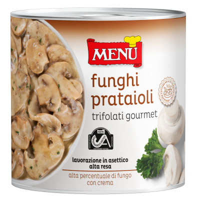 Funghi prataioli trifolati gourmet - Gedünstete Gourmet-Champignons
