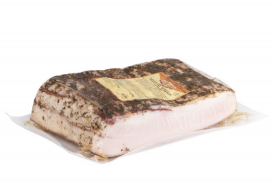 Lardo Patanegra (Speck vom „Pata Negra“-Schwein)