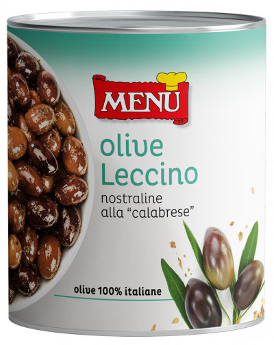 Olive Leccino „alla calabrese“ (Leccino-Oliven nach kalabrischer Art)
