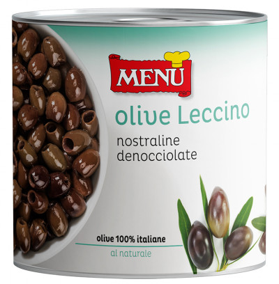 Olive Nostraline denocciolate (Leccino-Oliven, entsteint)