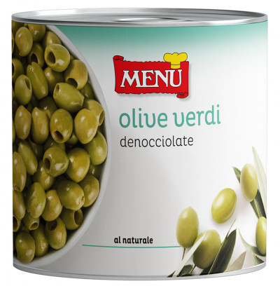 Olive verdi denocciolate