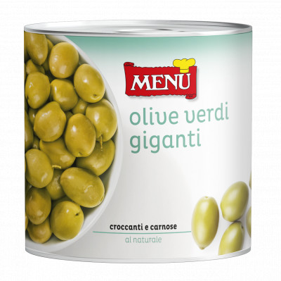 Olive verdi giganti (Grüne Riesenoliven)