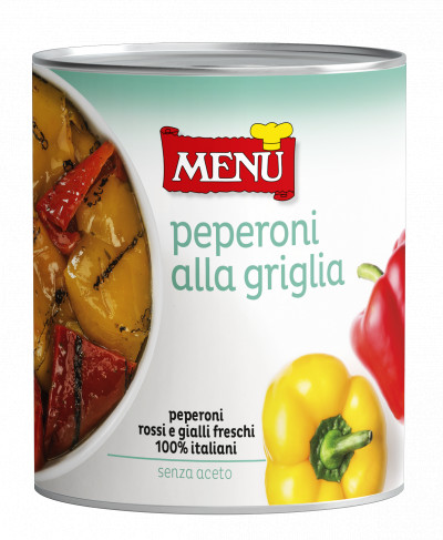 Peperoni alla griglia (Gegrillte Paprika)