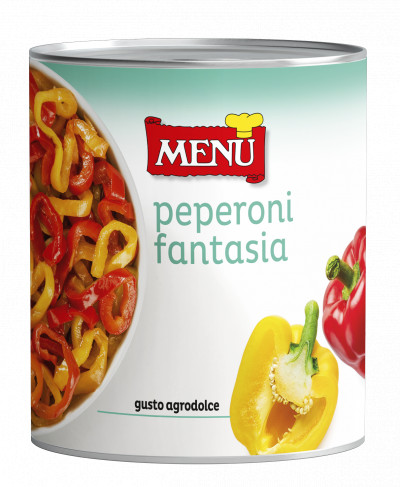 Peperoni fantasia (Paprikastreifen süß-sauer)