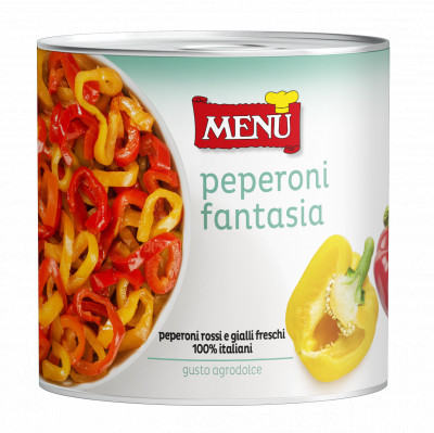 Peperoni fantasia (Paprikastreifen süß-sauer)