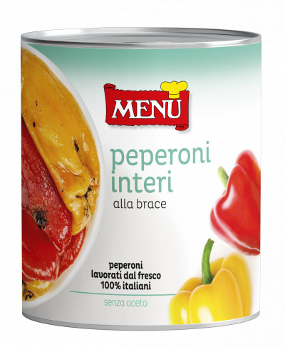 Peperoni interi alla Brace (Ganze Paprika, gegrillt)