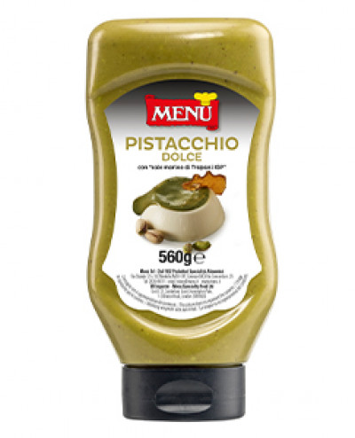 Pistacchio dolce con sale marino di Trapani IGP (Süße Pistaziencreme mit Meersalz aus Trapani g.g.A,)