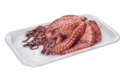 Polpo intero già cotto (Ganze Krake, bereits gekocht)