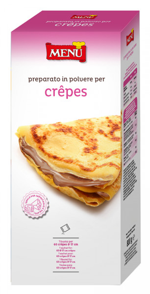 Preparato in polvere per Crêpes (Pulverzubereitung für Crêpes)