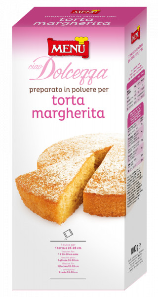 Preparato in polvere per TORTA MARGHERITA (Pulverzubereitung für MARGARETENKUCHEN)