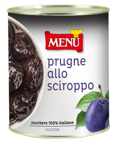 Prugne allo sciroppo (Pflaumen in Sirup)