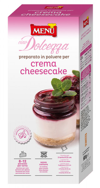 Preparato in polvere per crema cheesecake