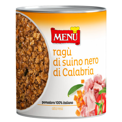 Ragù di Suino Nero di Calabria - Fleischsauce vom schwarzen  Schwein aus Kalabrien