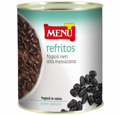 Refritos (Sauce aus schwarzen Bohnen)