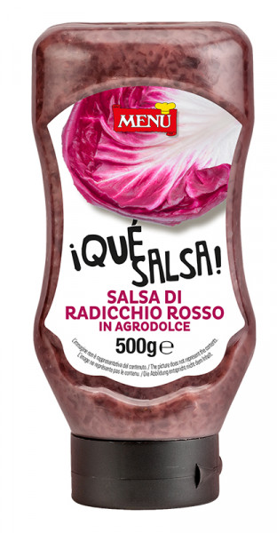 Salsa di radicchio rosso in agrodolce (Süß-saure radicchiosauce)