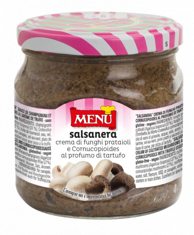 Salsanera al profumo di tartufo (Schwarze Sauce mit Trüffelaroma)