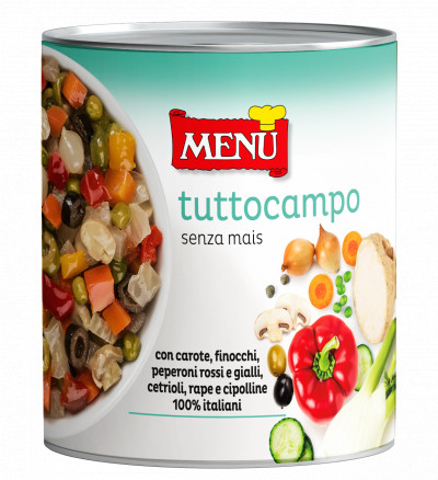 Tuttocampo (senza mais) (Gemüsemischung ohne Mais)