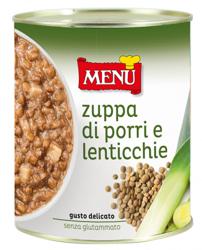 Zuppa di Porri e Lenticchie